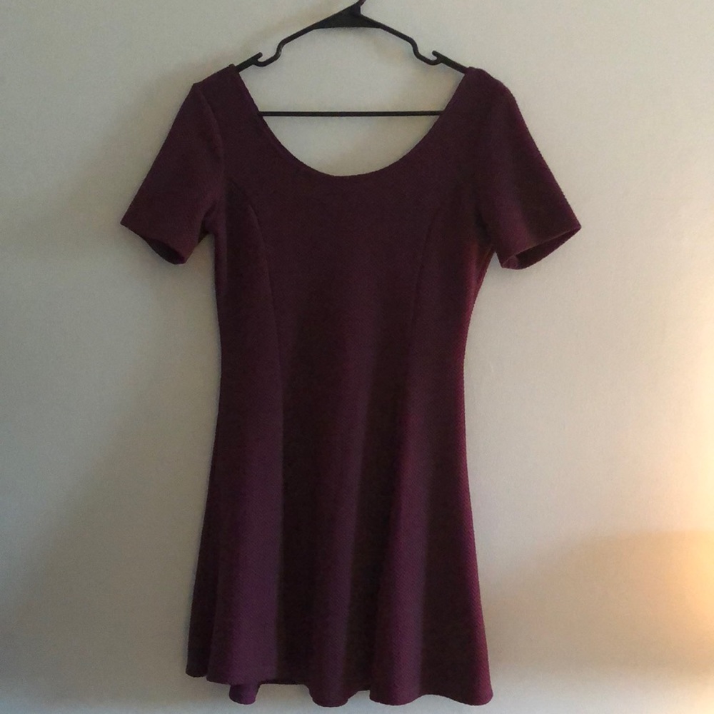 Purple skater dress